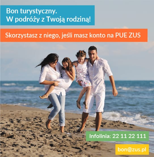 ZUS WYDAŁ JUŻ 717 TYS. BONÓW TURYSTYCZNYCH NA KWOTĘ 615 MLN ZŁ. 1 Bon Turystyczny