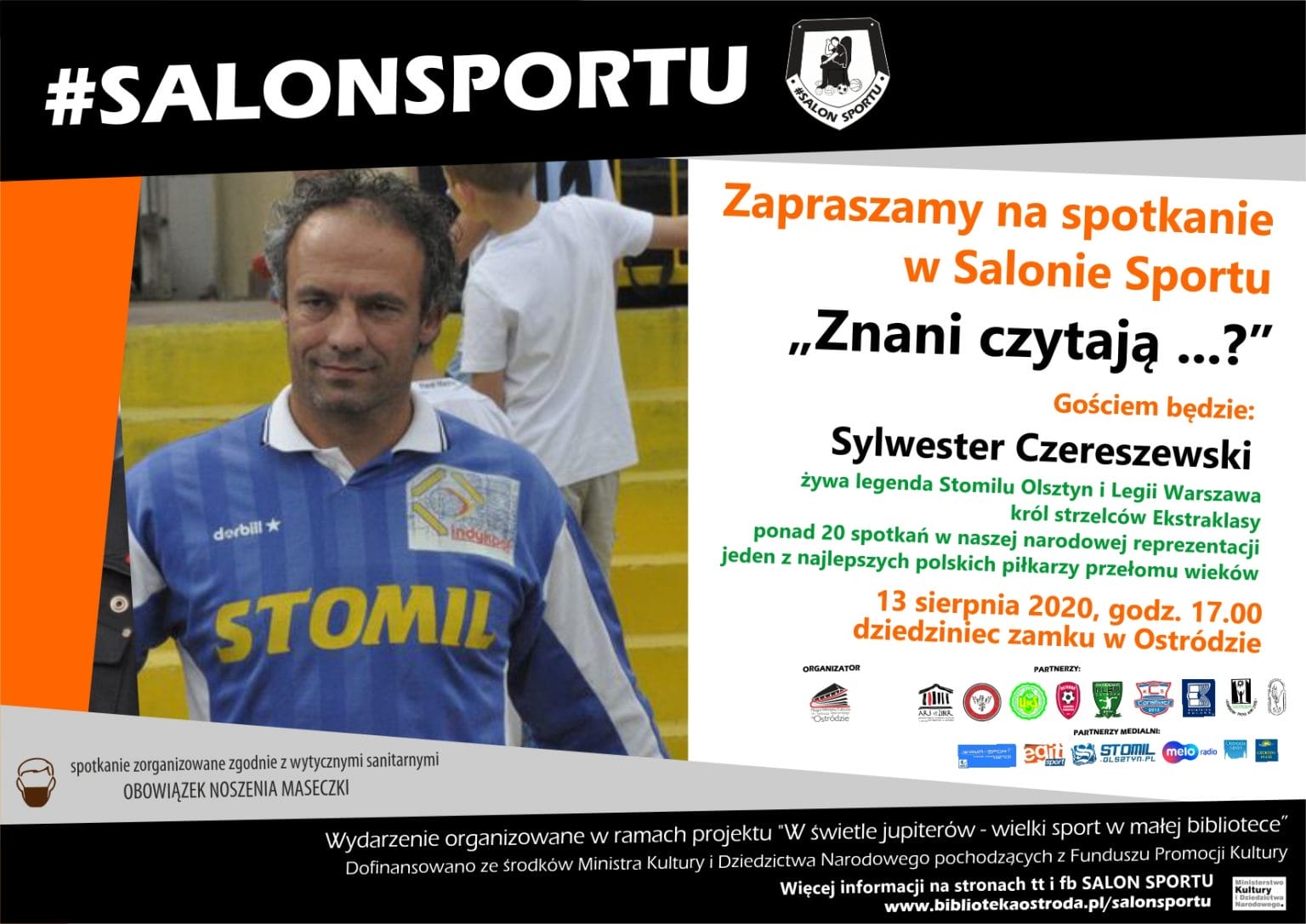 SALON SPORTU: SPOTKANIE Z SYLWESTREM CZERESZEWSKIM NA DZIEDZIŃCU ZAMKU W OSTRÓDZIE 1 Czereszewski 1536X1087 1