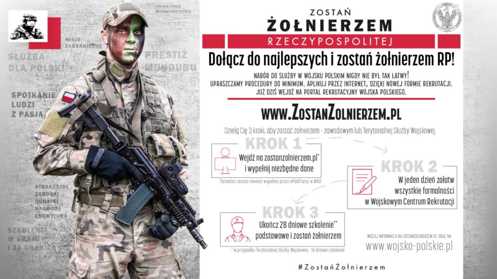RUSZA NOWY SYSTEM REKRUTACJI DO WOJSKA POLSKIEGO 13 ZZ post FB TT zz 1080x1920 bezstopki jasny