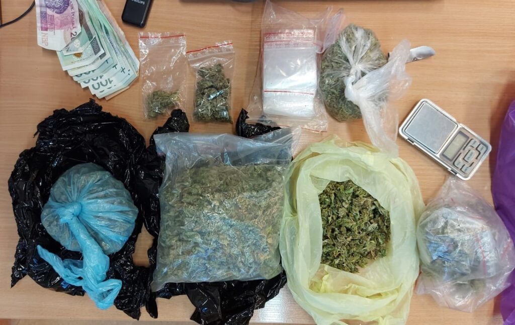 OSTRÓDZCY POLICJANCI ZATRZYMALI 11 OSÓB I ZABEZPIECZYLI PONAD 10 KG ŚRODKÓW ODURZAJĄCYCH 2 100 162884