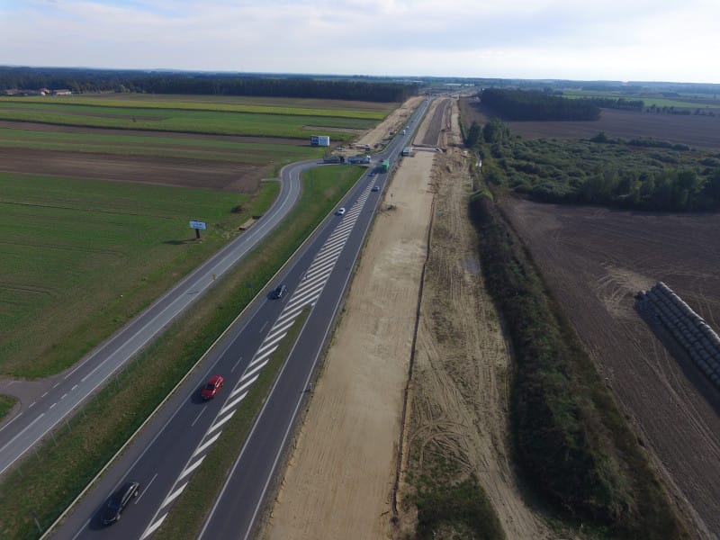 POSTĘPY PRAC NA S7. RAPORT Z REALIZACJI JEDNEJ Z NAJWAŻNIEJSZYCH DRÓG W POLSCE 5 S7Napierkimlawa1 1