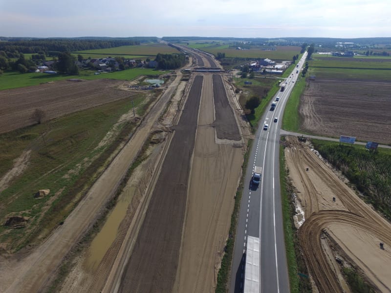 POSTĘPY PRAC NA S7. RAPORT Z REALIZACJI JEDNEJ Z NAJWAŻNIEJSZYCH DRÓG W POLSCE 6 S7Napierkimlawa2 1