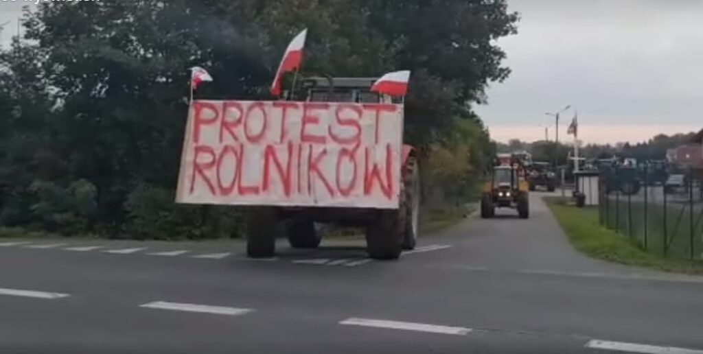 protest rolnikow