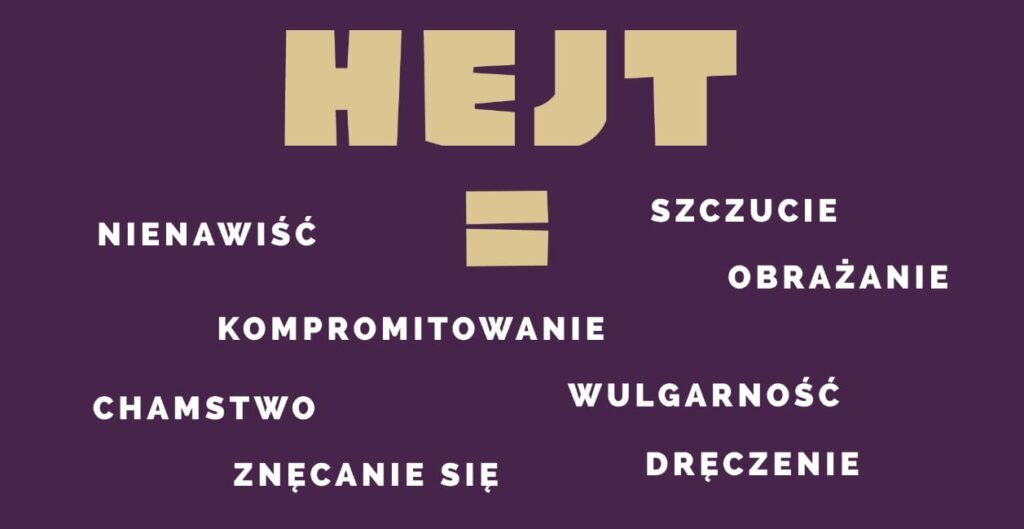 DAJ DOBRY PRZYKŁAD - REAGUJ NA HEJT! OBEJRZYJ FILMIK NA TEN TEMAT 13 hejt