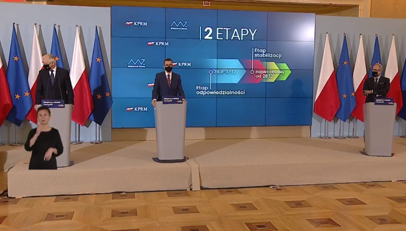 ZMIANY! OTWARCIE SKLEPÓW, TEŻ W GALERIACH, NAUKA ZDALNA DO 24 GRUDNIA, FERIE OD 4 DO 17 STYCZNIA 1 Premier2