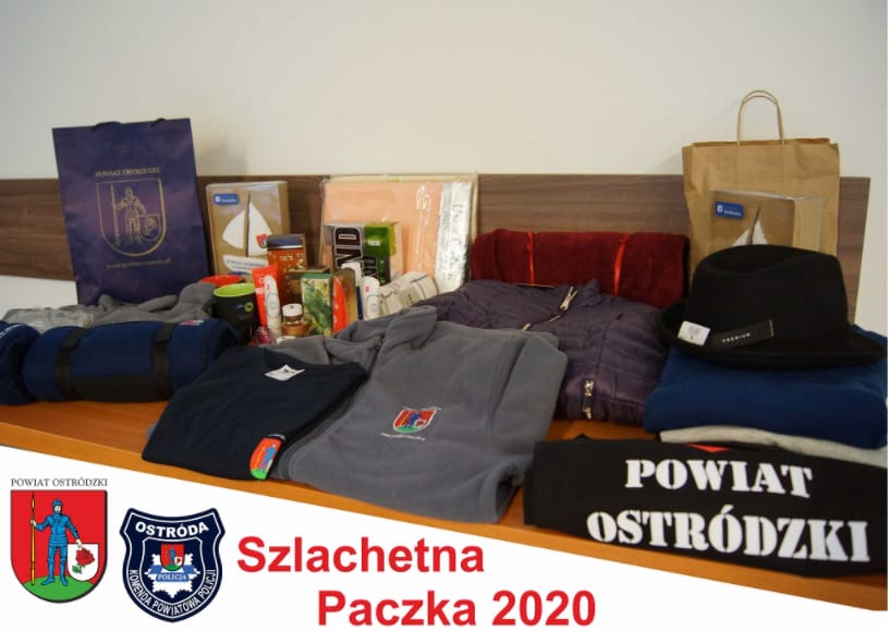 PRACOWNICY STAROSTWA I POLICJI W OSTRÓDZIE WSPARLI INICJATYWĘ SZLACHETNEJ PACZKI 2 Szla