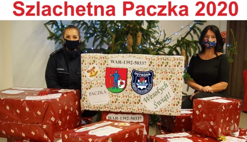 PRACOWNICY STAROSTWA I POLICJI W OSTRÓDZIE WSPARLI INICJATYWĘ SZLACHETNEJ PACZKI 1 Szlachs