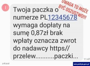 DOSTAŁEŚ SMS-A Z PROŚBĄ O DOPŁATĘ DO PRZESYŁKI? UWAŻAJ TO MOŻE BYĆ OSZUSTWO! 16 100 165899 G