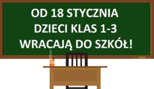 OD 18 STYCZNIA DZIECI KLAS I-III WRACAJĄ DO SZKÓŁ! RESZTA OBOSTRZEŃ UTRZYMANA DO 30 STYCZNIA 14 Blackboard 1788630 960 7201