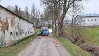 Wypadek, zdjęcie: OSP KSRG Małdyty