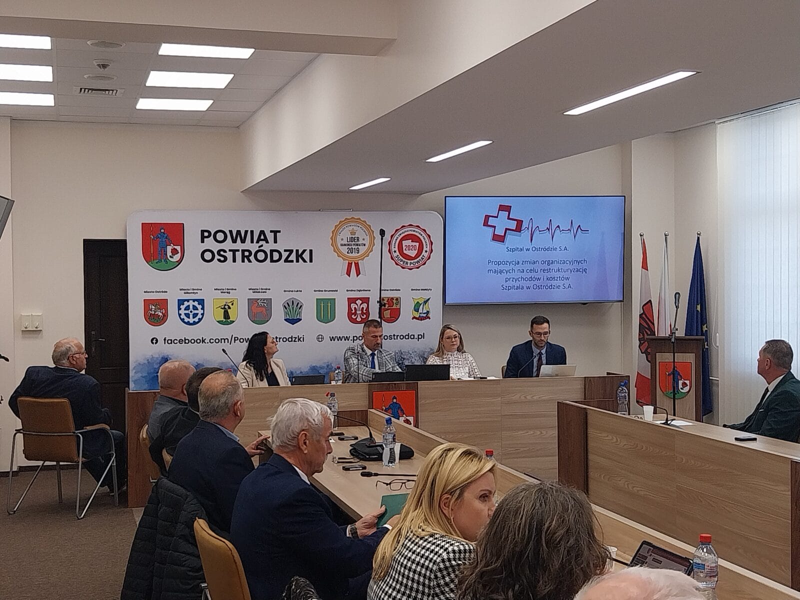 Liczy się zysk! Kto zarobi na likwidacji porodówki, szpitala w Ostródzie? 1 Sesja Nadzwyczajna Rada Powiatu