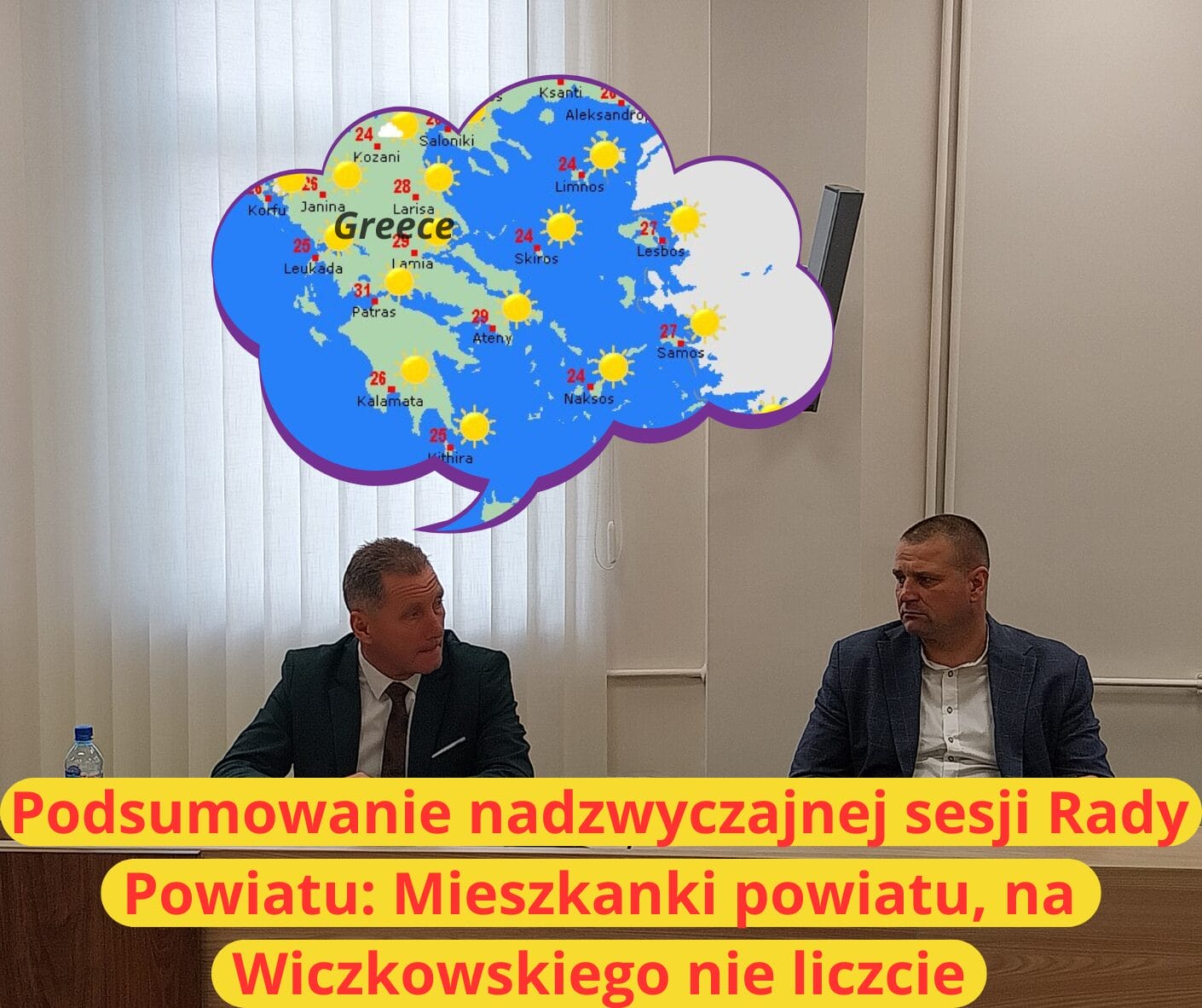Starosta usilnie milczy, burmistrz i radni stają w obronie powiatowego szpitala a prezes… usypia 1 Greece