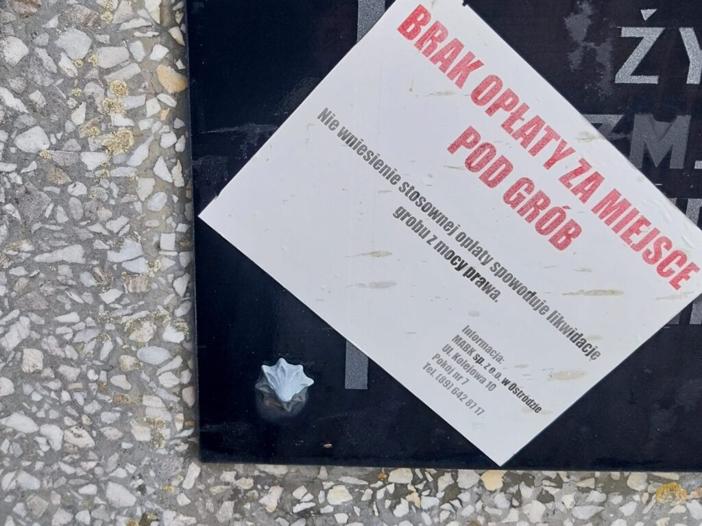 Ruszyliśmy sprzątać groby bliskich. Zapłacimy za to gigantyczny rachunek! 3 Naleka Pomnik Cmentarz