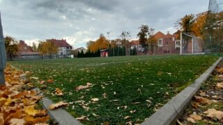 Remont orlika przy liceum imienia Jana Bażyńskiego w Ostródzie