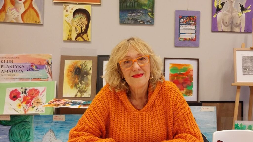 Unikalne obrazy od piątku do zobaczenia w Ostródzie. Klub Plastyka Amatora zaprasza na Jesienny Przegląd Twórczości Artystycznej 2 Maria Dzierzek Kpa