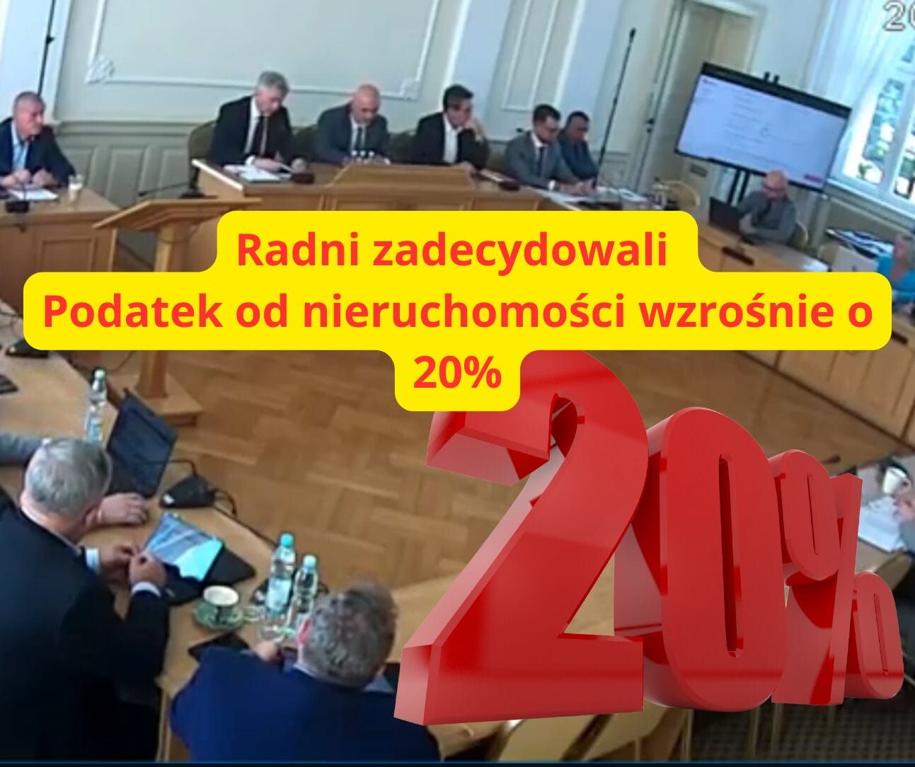 Decyzja zapadła: 20% podwyżka podatków od nieruchomości w Ostródzie 1 Radni Zadecydowali Podatek Od Nierruchomosci Wzrosnie O 20