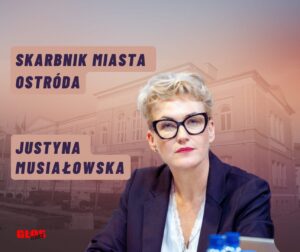 Zmiany w ratuszu. Ostróda ma nową skarbniczkę. Sprawdź kto będzie liczył pieniądze z podatków 15 Skarbnik Miasta Ostroda Justyna Musialowska