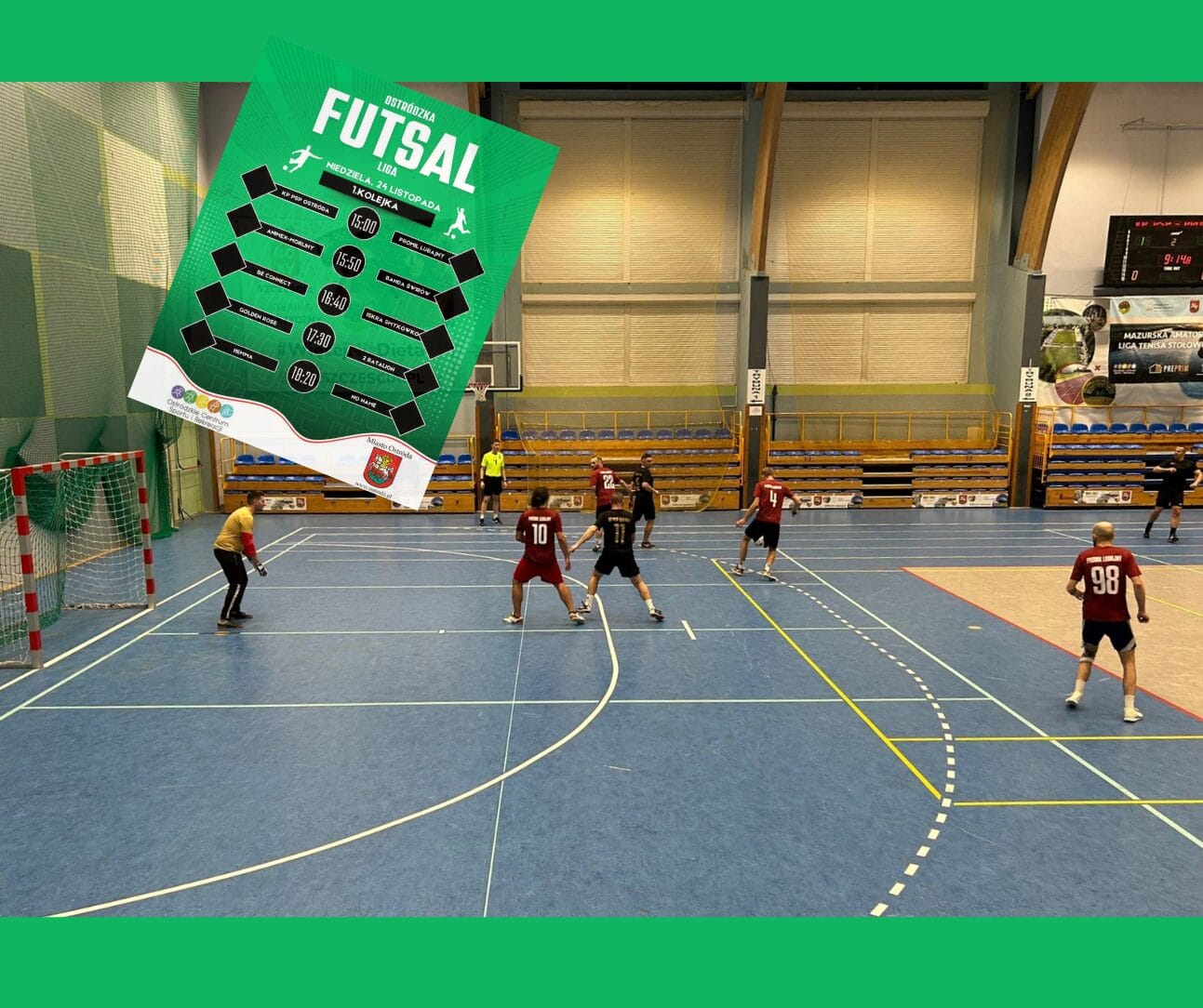 Ostróda: Halówka wróciła po latach – podsumowanie 1. kolejki 1 Futsal