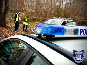 Potrącenie na przejściu dla pieszych w Ostródzie – 70-letniemu kierowcy zatrzymano prawo jazdy 19 Kpp Ostroda Kolizja