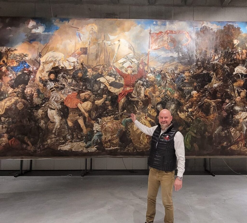 Skopiował dzieło Jana Matejki. Efekty zobaczymy w Muzeum Bitwy pod Grunwaldem 2 Obraz Muzeum Bitwy Pod Grunwaldem 2