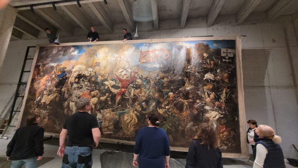 Skopiował dzieło Jana Matejki. Efekty zobaczymy w Muzeum Bitwy pod Grunwaldem 4 Obraz Muzeum Bitwy Pod Grunwaldem 3