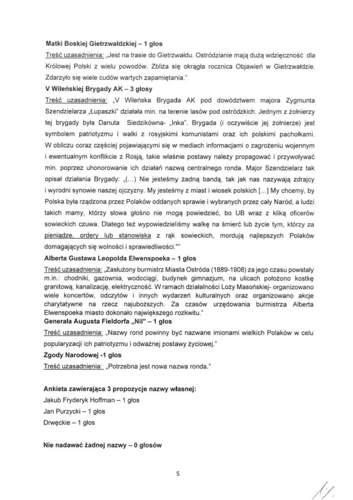 Jest raport. Nie bez protestu, ale przejedziemy Rondem Reformacji i Weteranów Misji Zagranicznych 8 Raport Z Konsultacji Spolecznych5