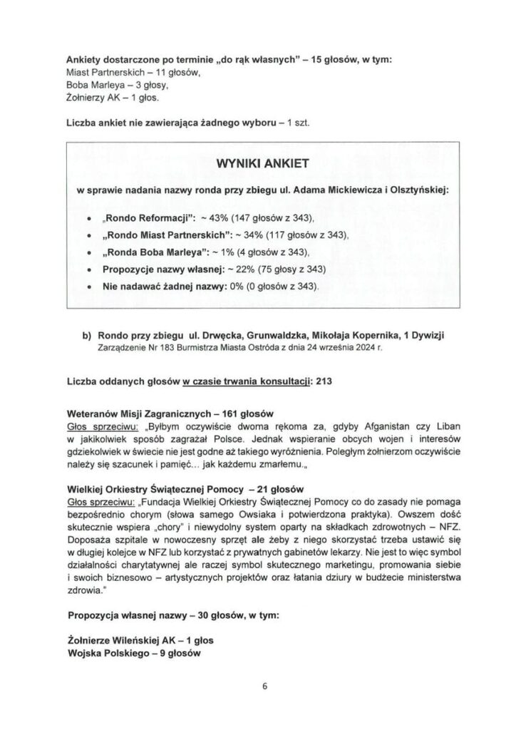 Jest raport. Nie bez protestu, ale przejedziemy Rondem Reformacji i Weteranów Misji Zagranicznych 9 Raport Z Konsultacji Spolecznych6