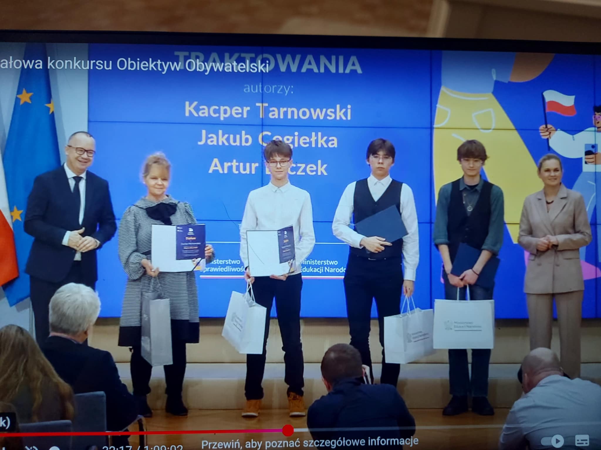 Sukces uczniów z ZSZ im. Sandora Petöfi w Ostródzie na gali konkursu „Obiektyw Obywatelski” 1 474509295 1148810903911718 5075790574267181216 N