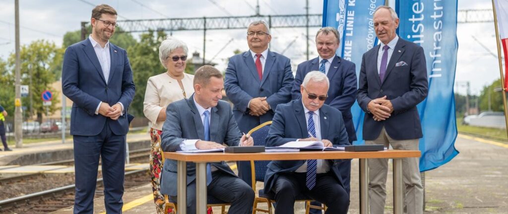 Podpisanie Umowy Stacja Kolejowa Ostroda
