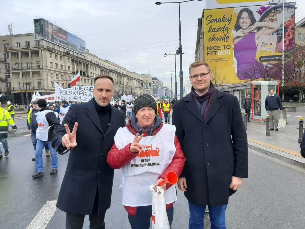 Protest Warszawa Solidarnosc 14