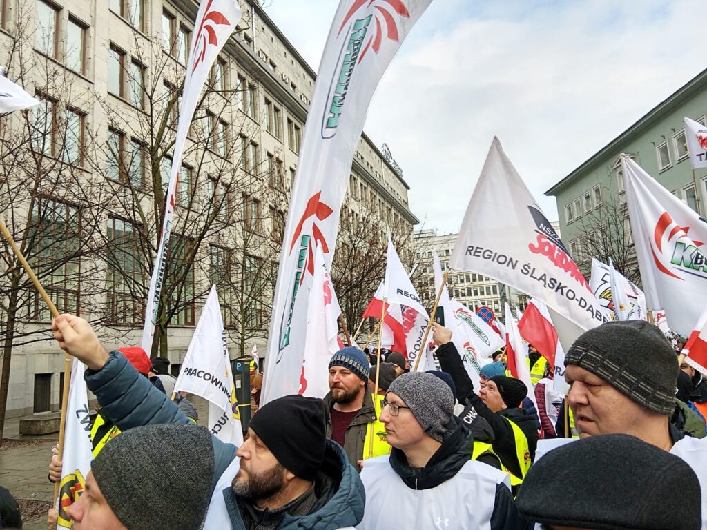 Protest Warszawa Solidarnosc 2