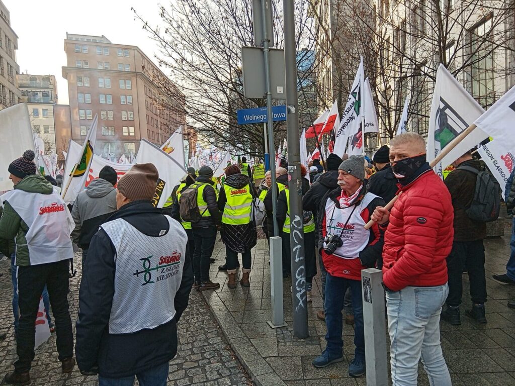 Protest Warszawa Solidarnosc 9