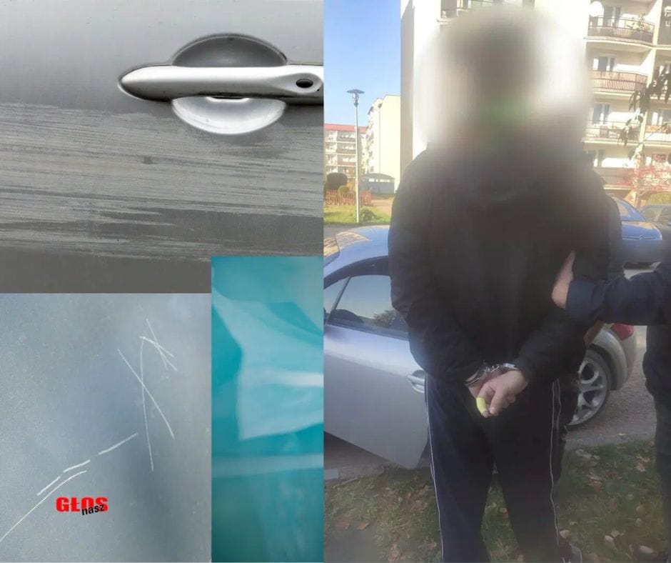 Licznik wandala nadal bije! Wracamy do tematu masowego uszkodzenia samochodów w Ostródzie 1 Uszkodzenie Samochodow Co Dalej