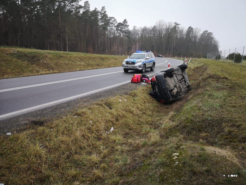 Wypadek Rychnowska Wola 18 01 2025 1