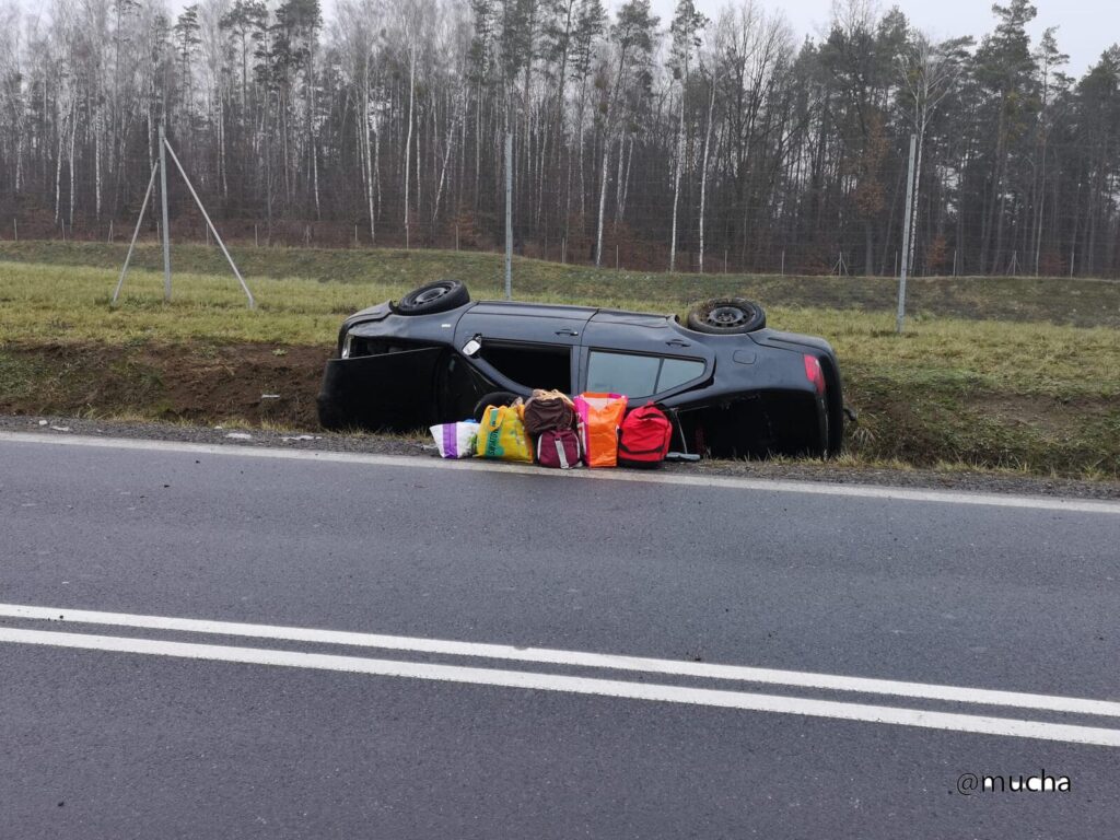 Wypadek Rychnowska Wola 18 01 2025 11 1