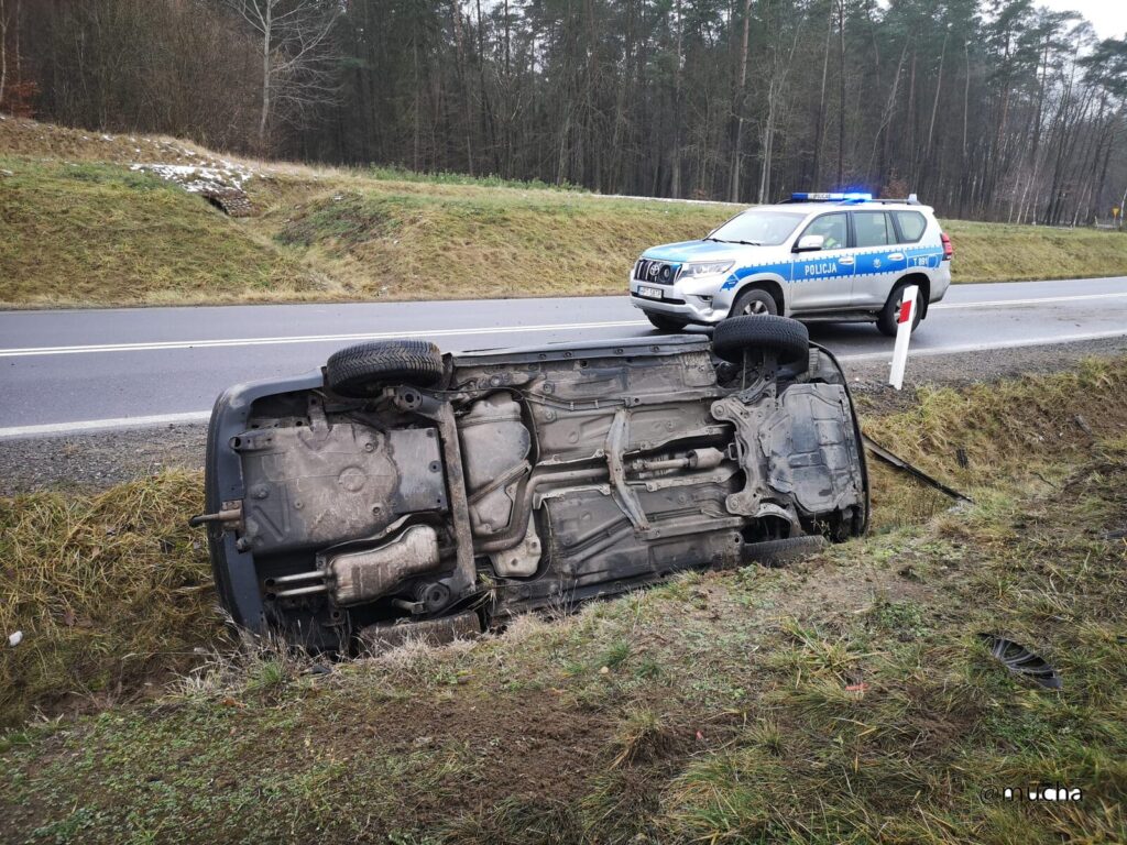 Wypadek Rychnowska Wola 18 01 2025 12