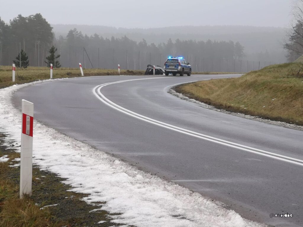 Wypadek Rychnowska Wola 18 01 2025 16 1