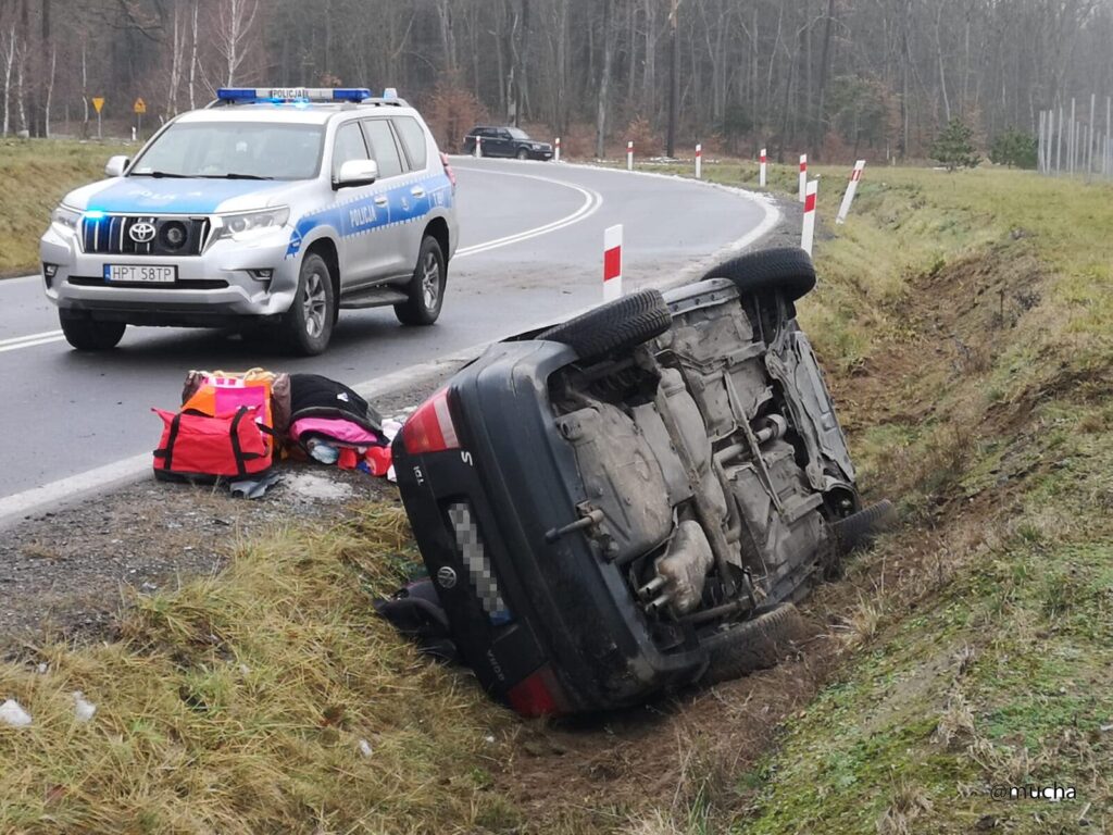 Wypadek Rychnowska Wola 18 01 2025 17 1