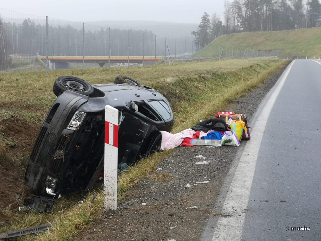 Wypadek Rychnowska Wola 18 01 2025 18 1