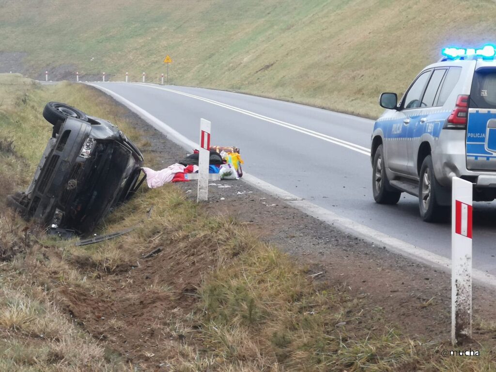 Wypadek Rychnowska Wola 18 01 2025 3 1