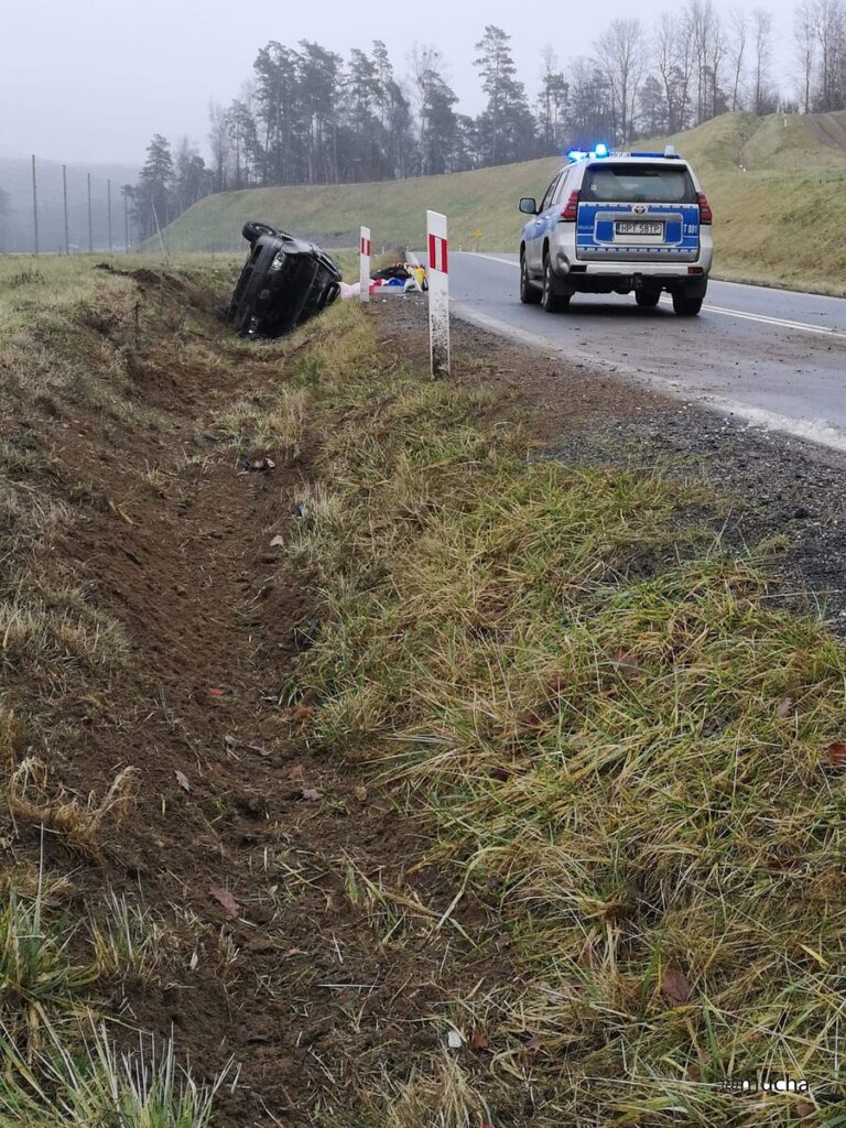 Wypadek Rychnowska Wola 18 01 2025 4