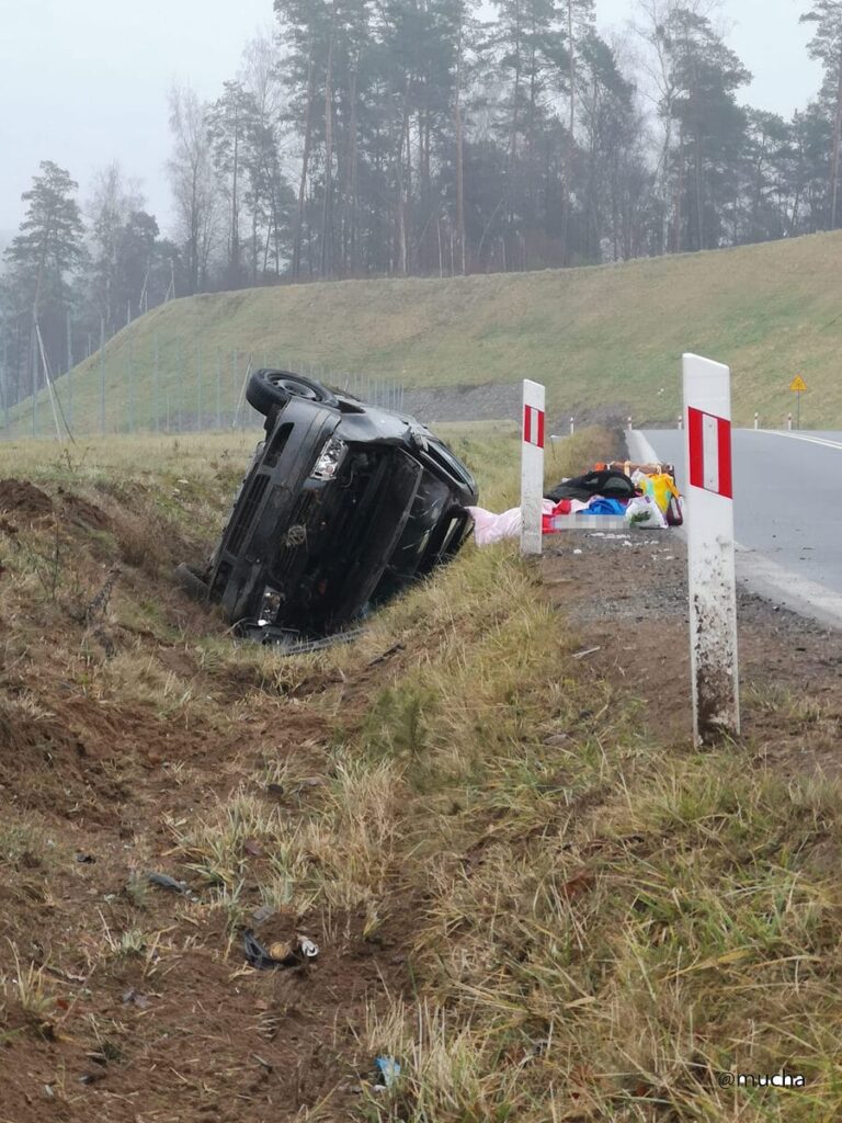 Wypadek Rychnowska Wola 18 01 2025 5 1