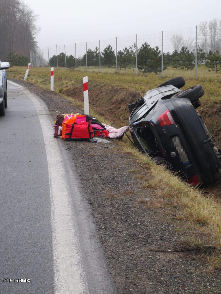 Wypadek Rychnowska Wola 18 01 2025 9 1