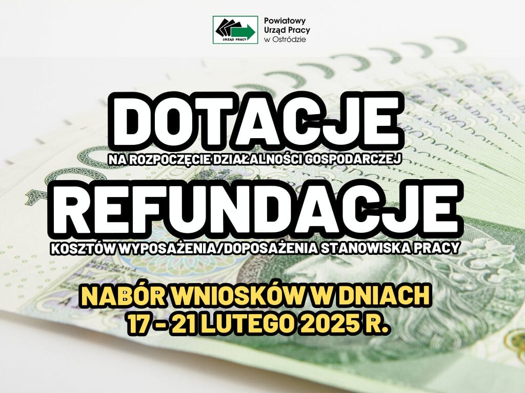 Macie pomysł na własny biznes? Niebawem rusza pierwszy w tym roku nabór wniosków o dotacje z Urzędu Pracy 2 1Nabor2025