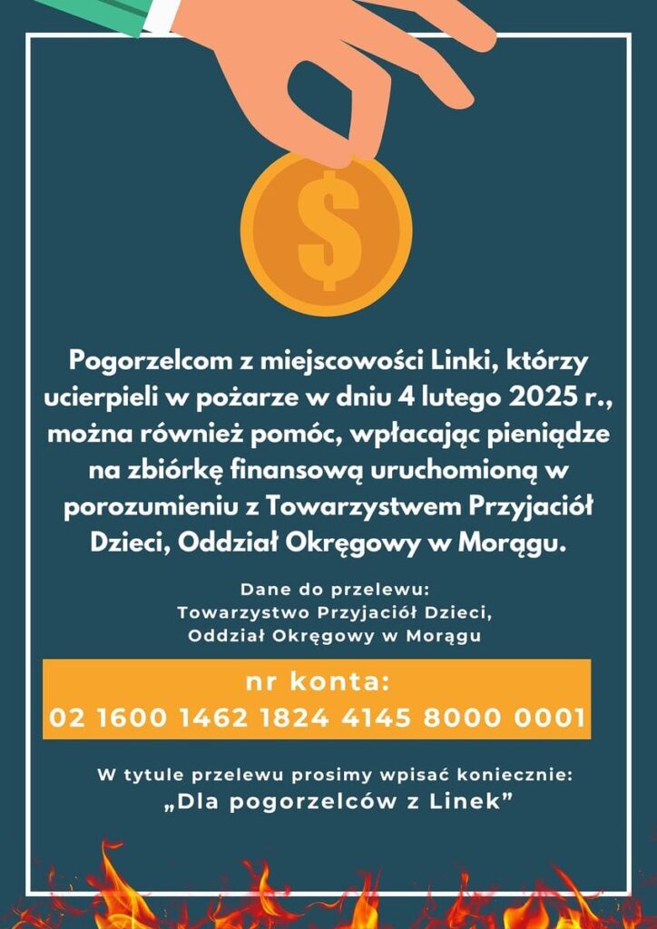 W obliczu tragedii otwórzmy serca na pomoc! Co potrzeba pogorzelcom z Linek w gminie Małdyty? 2 Pogorzelcy Linki 1