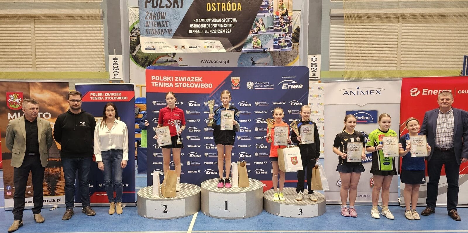W Ostródzie dorastają nadzieje olimpijskie. Sukcesy żaczek i żaków podczas Grand Prix Polski w tenisie stołowym 1 Tenis Stolowy Czolo