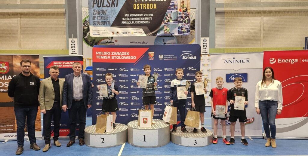 W Ostródzie dorastają nadzieje olimpijskie. Sukcesy żaczek i żaków podczas Grand Prix Polski w tenisie stołowym 9 Tenis2