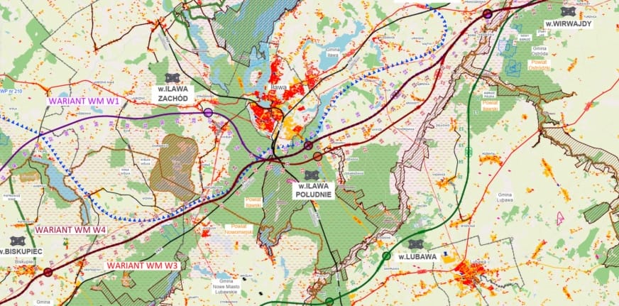 Trasa S5 z Ostródy do Grudziądza - wskazano najkorzystniejszy wariant przebiegu 12 77595 S5 1