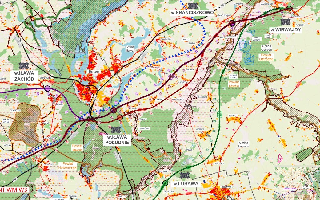 Trasa S5 z Ostródy do Grudziądza - wskazano najkorzystniejszy wariant przebiegu 1 Ekspresowa 5. Proponowane Trasy Przebiegu.