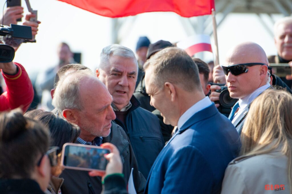 Karol Nawrocki – kandydat na prezydenta z wizytą w Ostródzie 15 Nawrocki Ostroda 21 03 2025 19